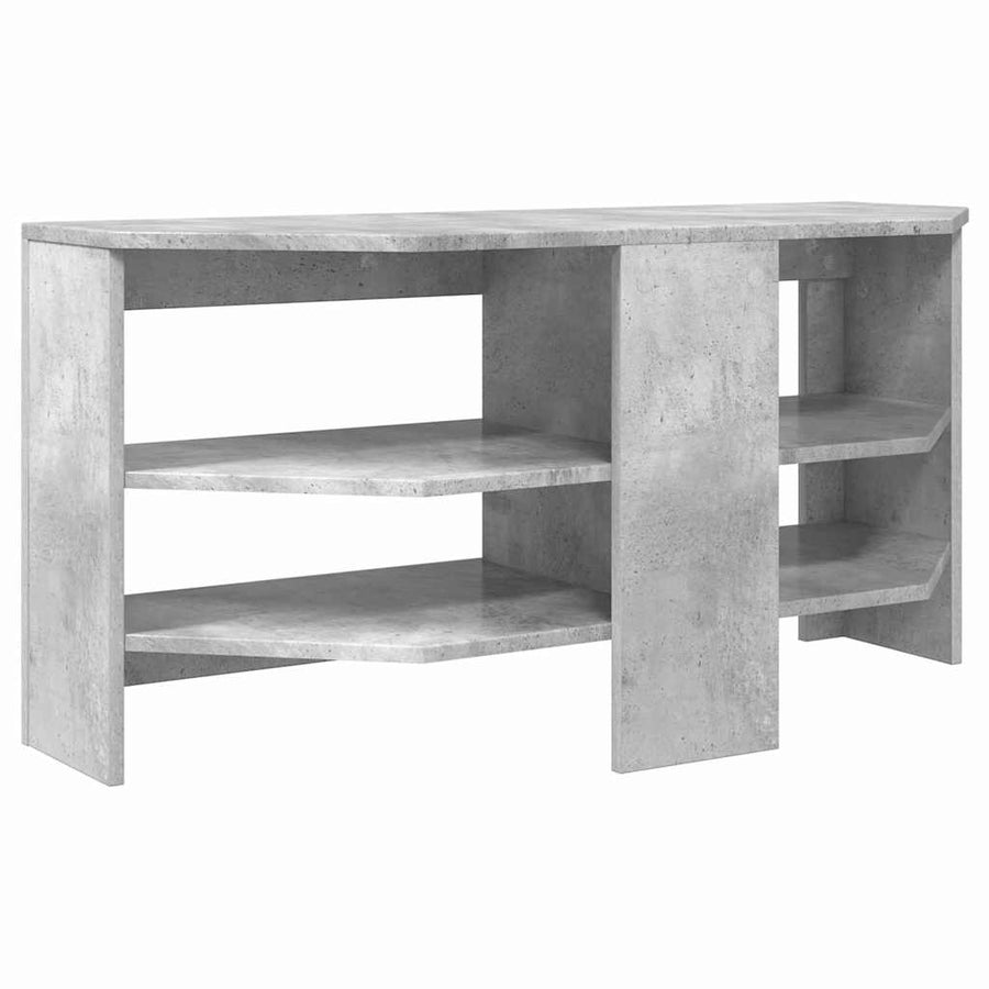 HoekTVKast Beton Grijs 102x40,5x45cm Bewerkt hout