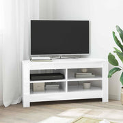 Hoek tv-kast 102x41x50 cm hoogglans wit bewerkt hout