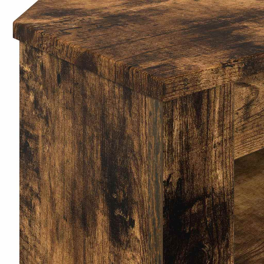HoekTVKast Gerookt eiken 102x40,5x45cm Bewerkt hout