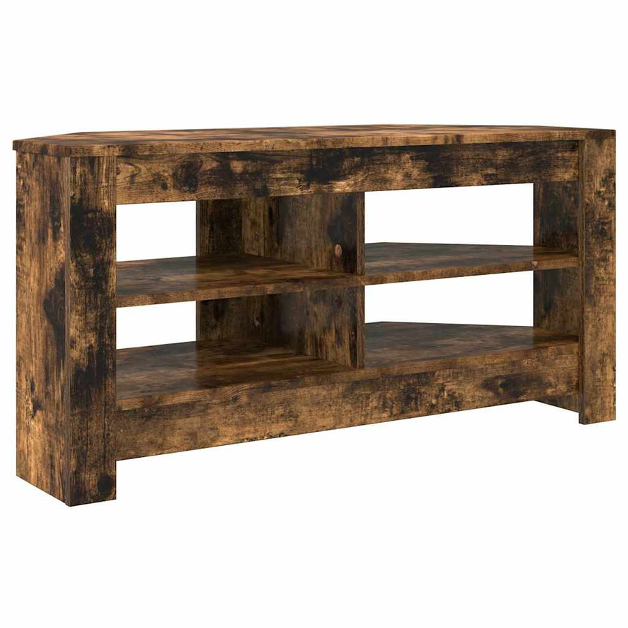 HoekTVKast Gerookt eiken 102x40,5x45cm Bewerkt hout