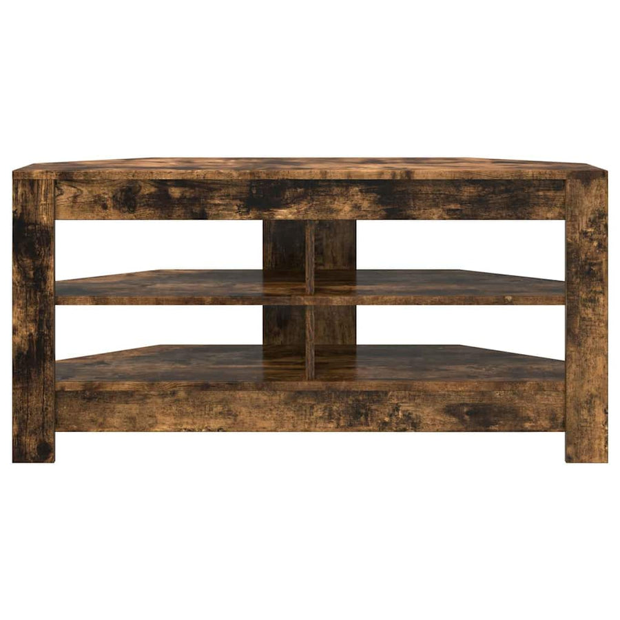 HoekTVKast Gerookt eiken 102x40,5x45cm Bewerkt hout