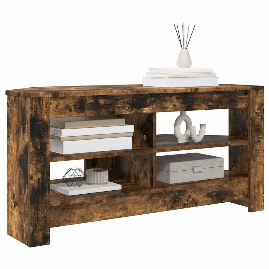 HoekTVKast Gerookt eiken 102x40,5x45cm Bewerkt hout