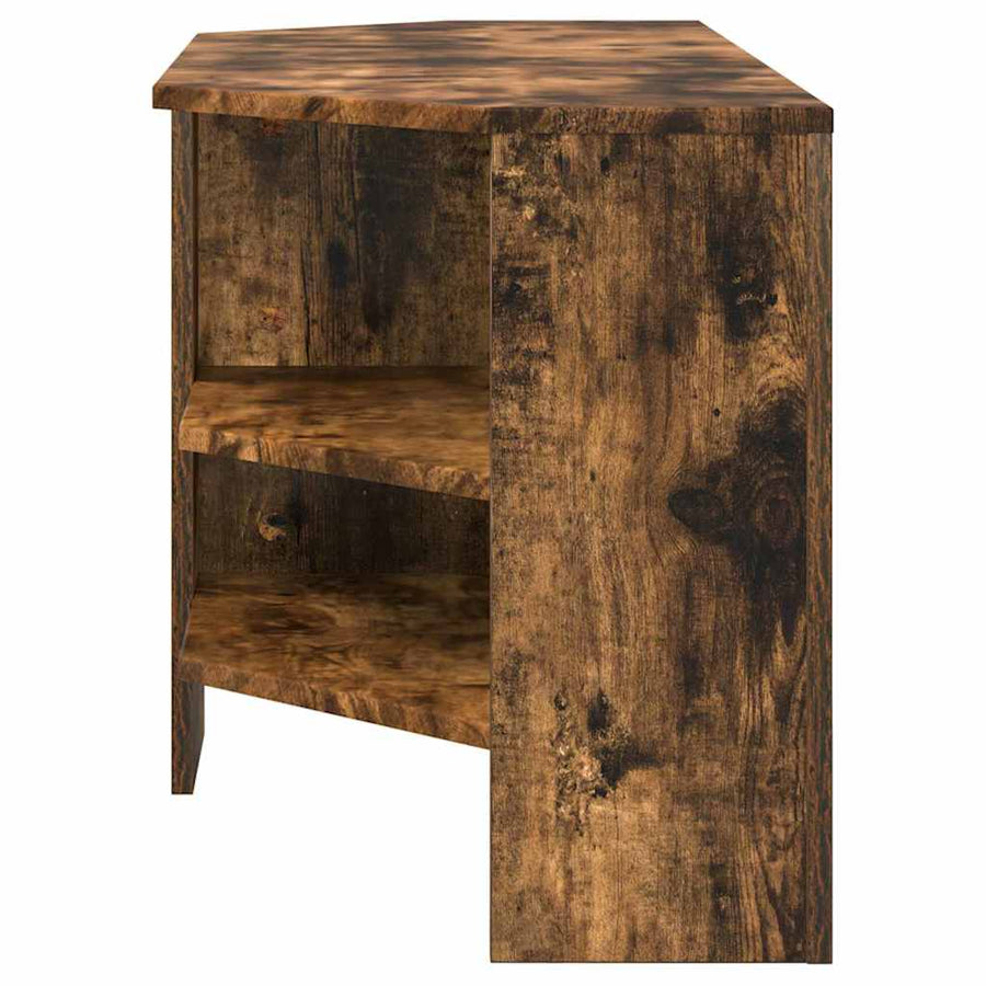 HoekTVKast Gerookt eiken 102x40,5x45cm Bewerkt hout