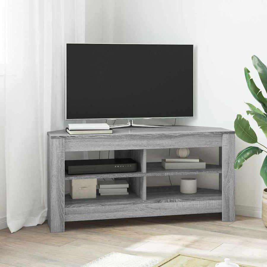 HoekTVKast Grijs Sonoma 102x40,5x45cm Bewerkt hout