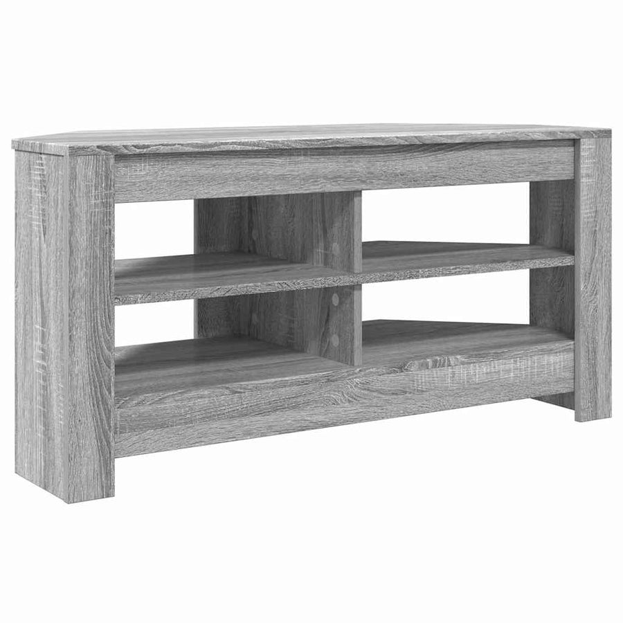 HoekTVKast Grijs Sonoma 102x40,5x45cm Bewerkt hout