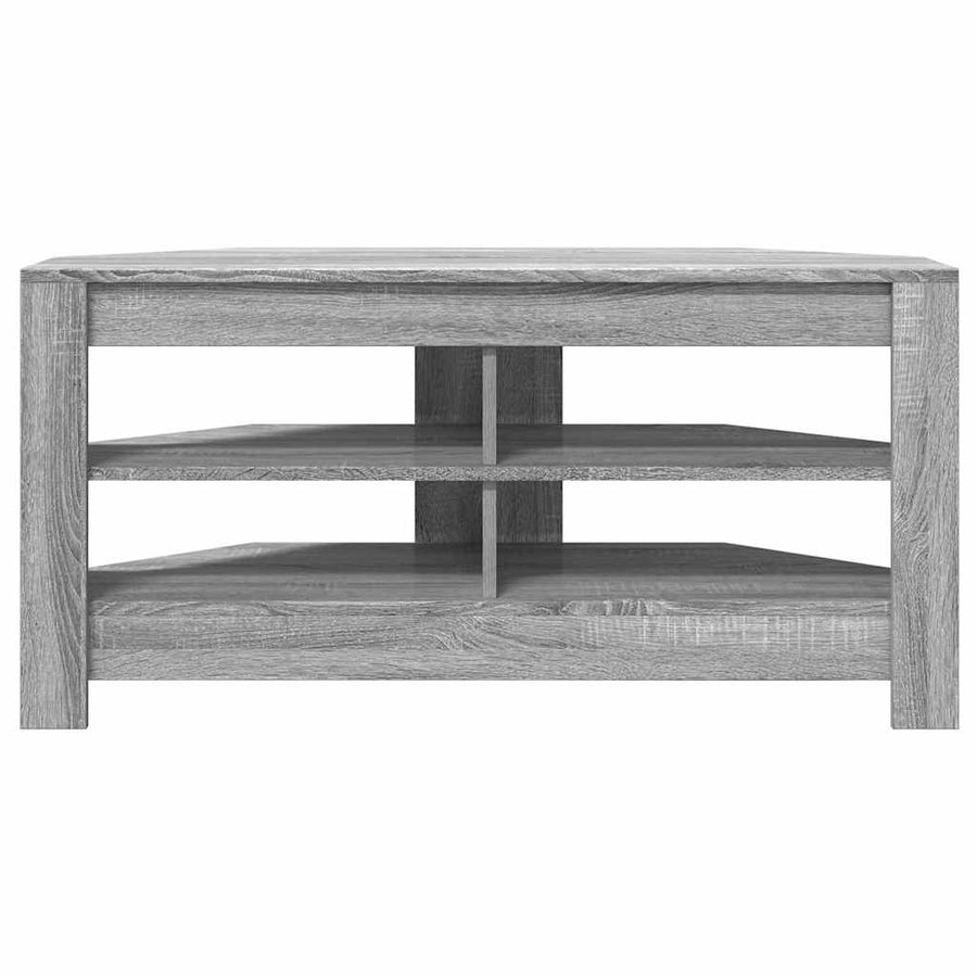 HoekTVKast Grijs Sonoma 102x40,5x45cm Bewerkt hout