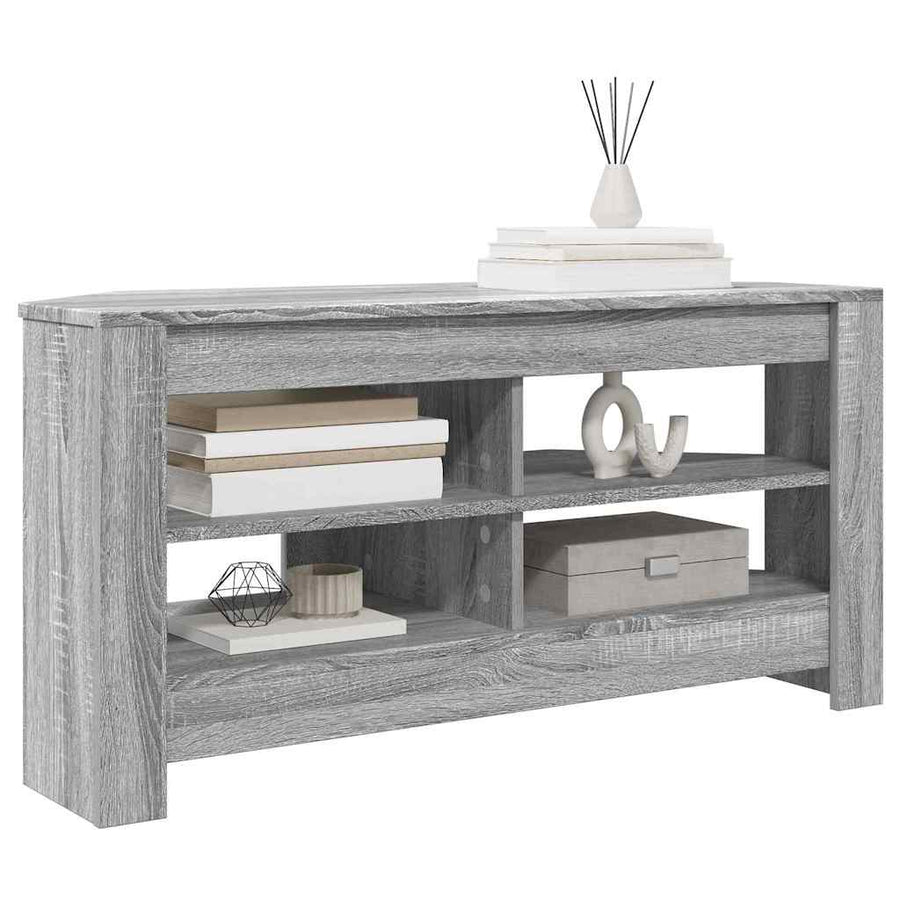 HoekTVKast Grijs Sonoma 102x40,5x45cm Bewerkt hout