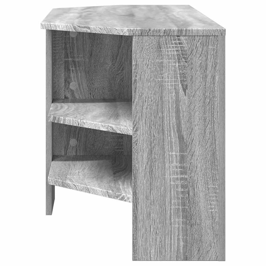 HoekTVKast Grijs Sonoma 102x40,5x45cm Bewerkt hout