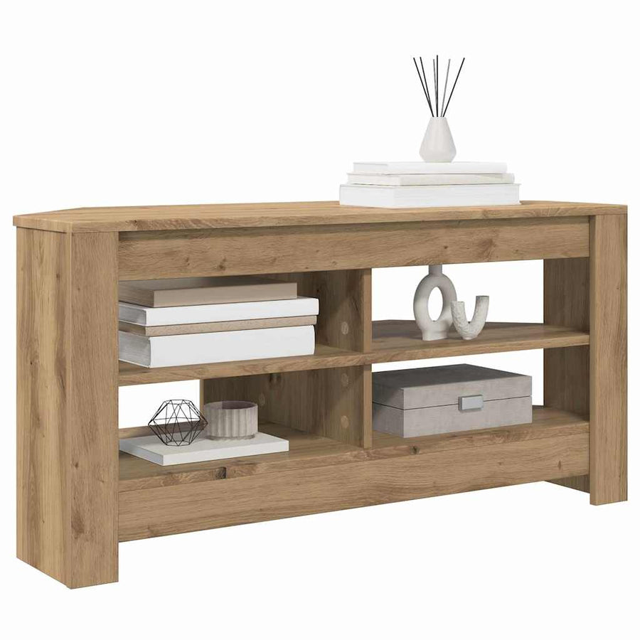 HoekTVKast Oud Hout 102x40,5x45cm Bewerkt hout