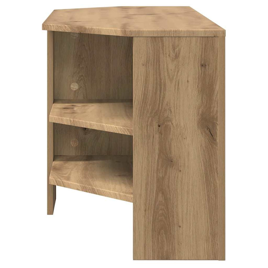 HoekTVKast Oud Hout 102x40,5x45cm Bewerkt hout