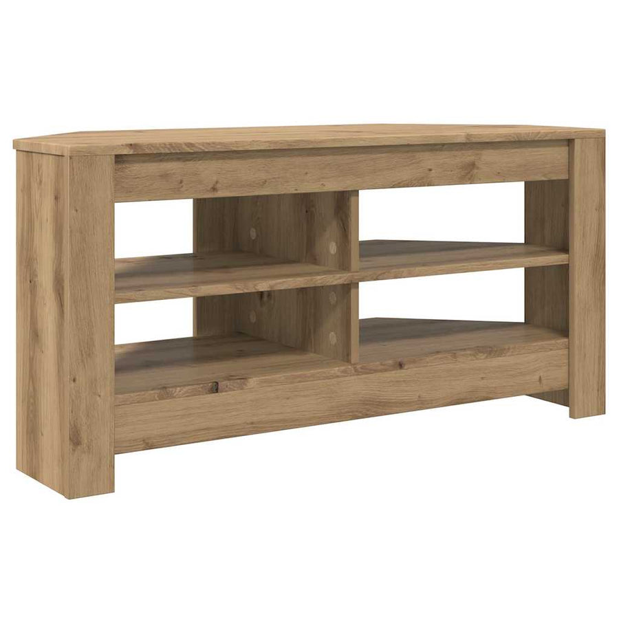 HoekTVKast Artisan Eiken 102x40,5x45cm Bewerkt hout