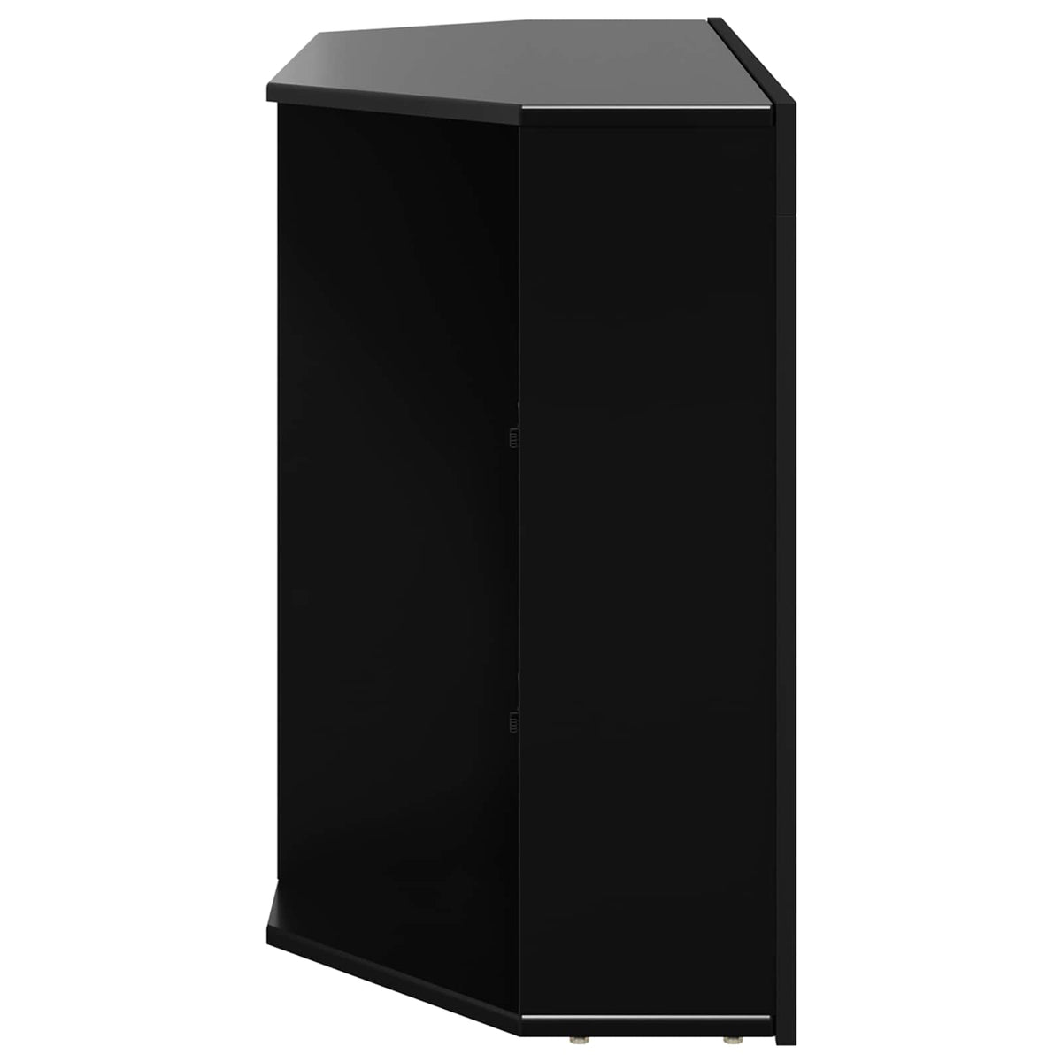 Hoek LED TV Kast 100x40x68cm Zwart Bewerkt hout