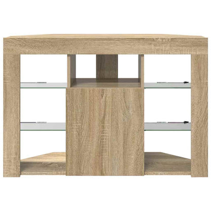 Hoek LED TV Kast Sonoma Eiken 102 x 40 x 68 cm Bewerkt hout