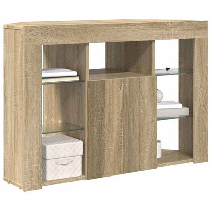Hoek LED TV Kast Sonoma Eiken 102 x 40 x 68 cm Bewerkt hout
