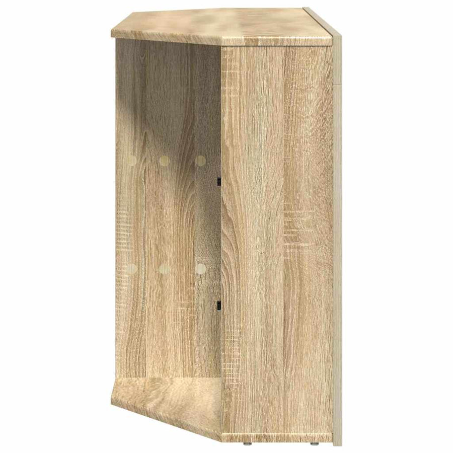 Hoek LED TV Kast Sonoma Eiken 102 x 40 x 68 cm Bewerkt hout