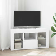 Hoek tv-kast 100x40x50 cm wit bewerkt hout