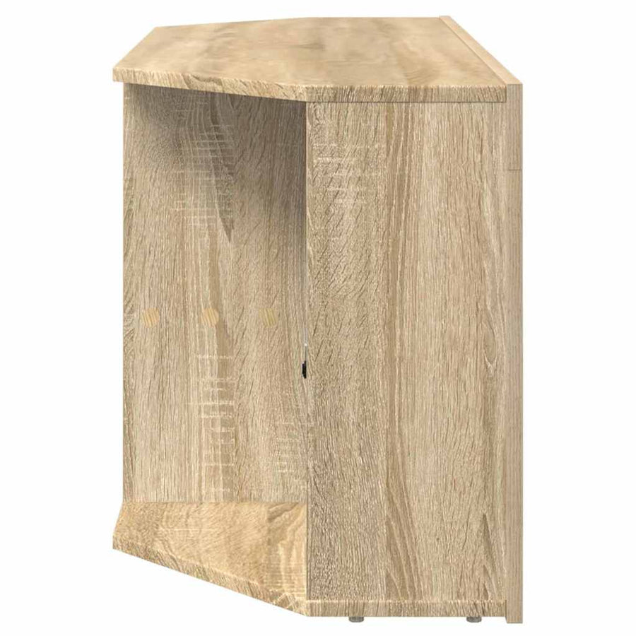 Hoek LED TV Kast Sonoma Eiken 102 x 40 x 50 cm Bewerkt hout
