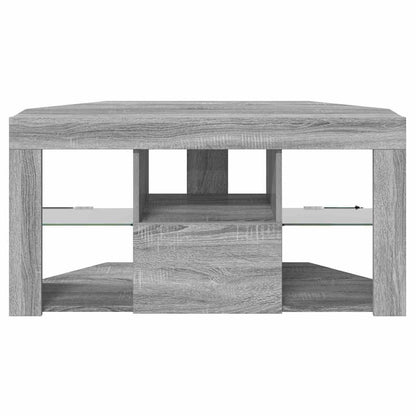 Hoek LED TV Kast 100 x 40 x 50 cm Grijs Sonoma Bewerkt hout