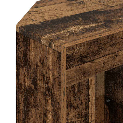 Hoek LED TV Kast 100 x 40 x 50 cm Oudhout Bewerkt hout
