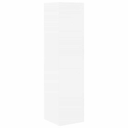 Hoekkast Wit 25,5x25x102cm Bewerkt hout