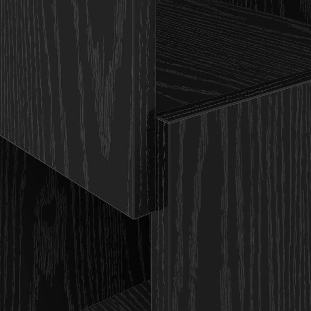 Hoekkast Wit 25,5x25x102cm Bewerkt hout