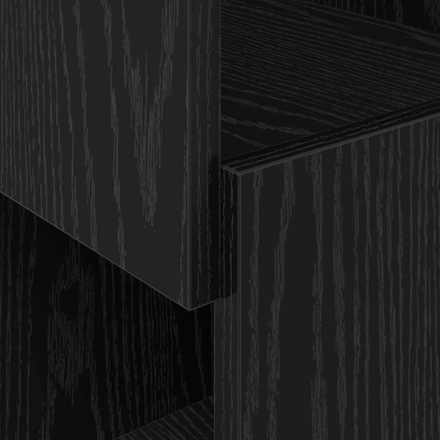 Hoekkast Wit 25,5x25x102cm Bewerkt hout