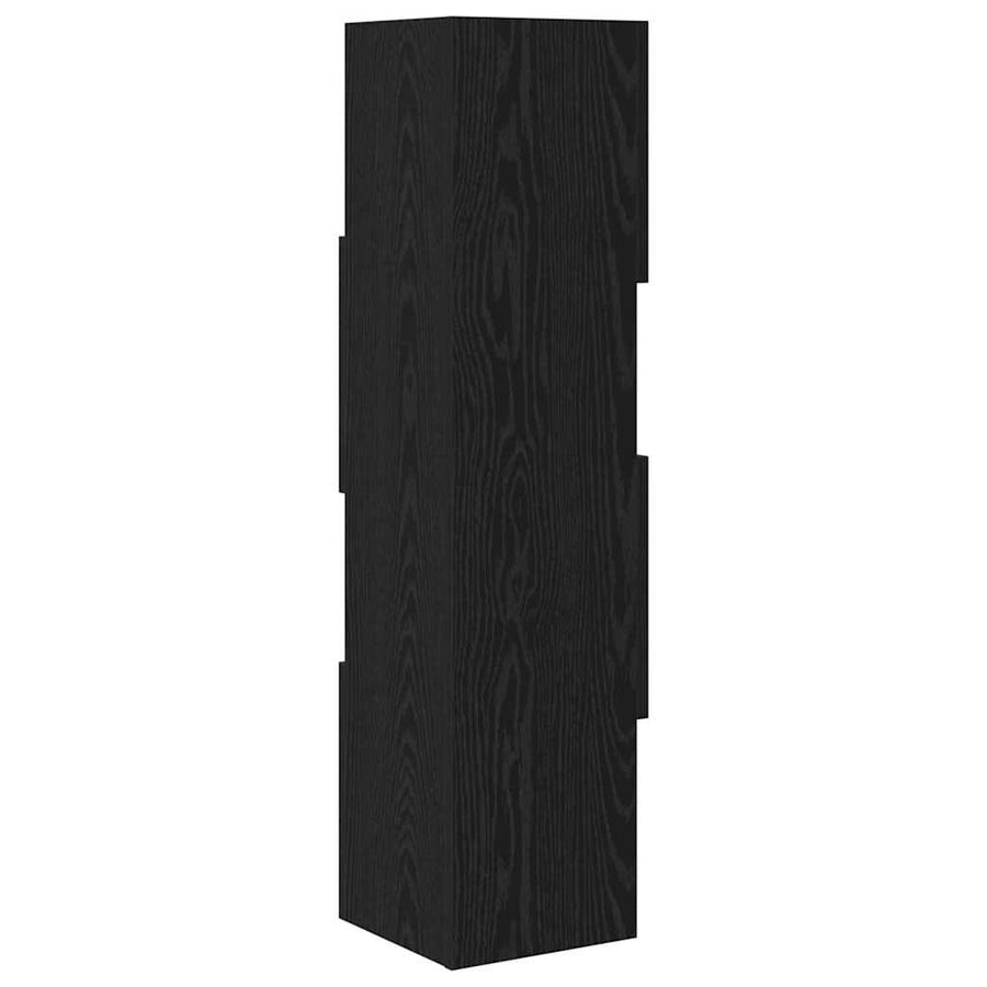 Hoekkast Wit 25,5x25x102cm Bewerkt hout