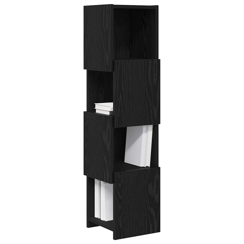 Hoekkast Wit 25,5x25x102cm Bewerkt hout