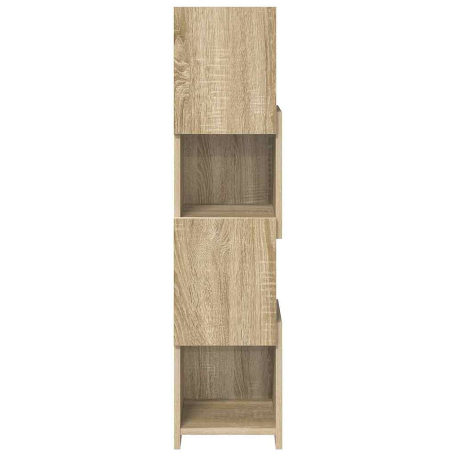 Hoekkast Wit 25,5x25x102cm Bewerkt hout