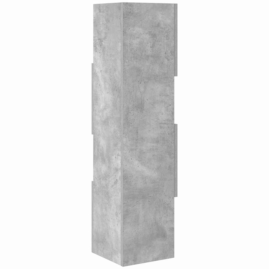 Hoekkast Wit 25,5x25x102cm Bewerkt hout