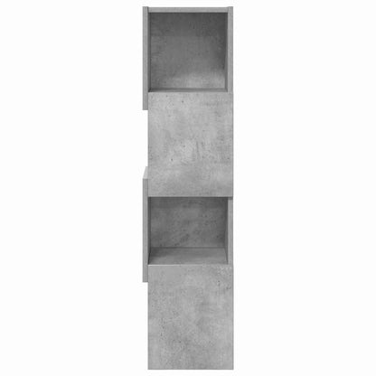 Hoekkast Wit 25,5x25x102cm Bewerkt hout