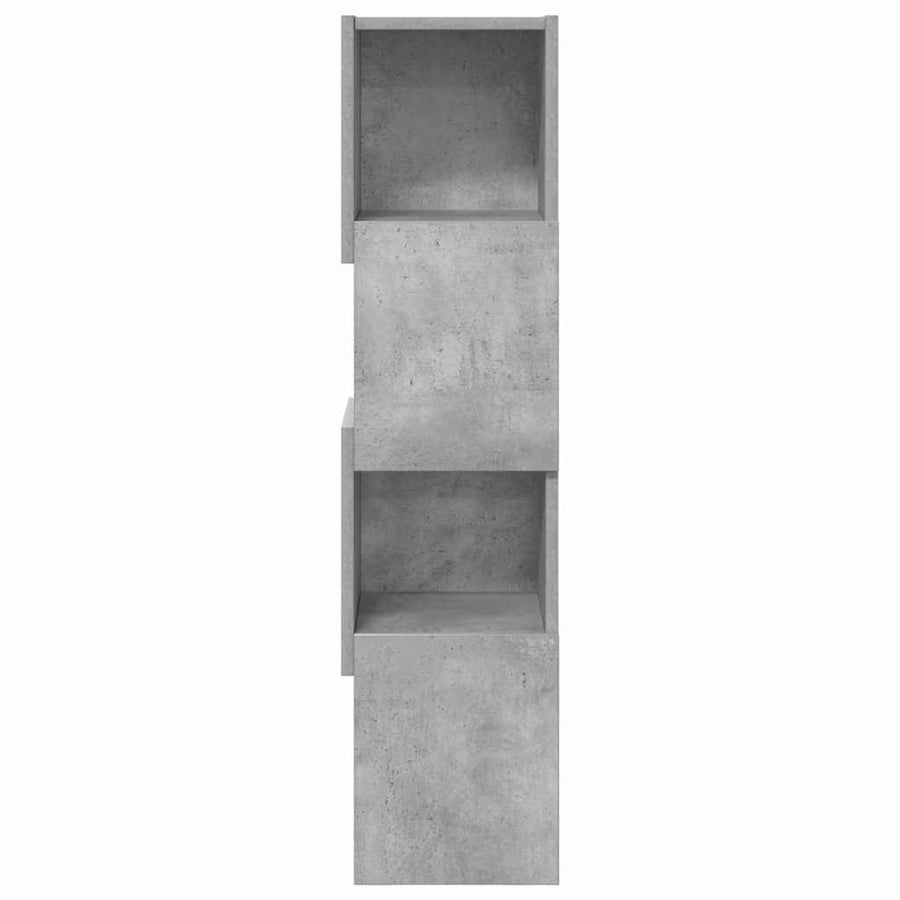 Hoekkast Wit 25,5x25x102cm Bewerkt hout