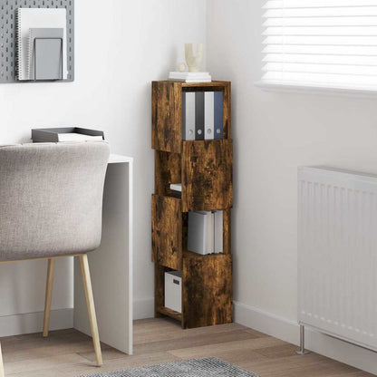 Hoekkast Wit 25,5x25x102cm Bewerkt hout