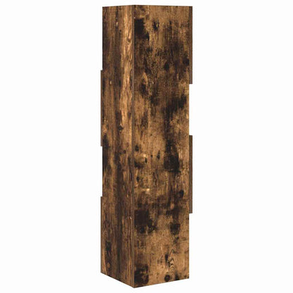 Hoekkast Wit 25,5x25x102cm Bewerkt hout