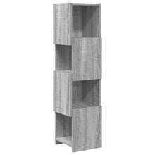 Hoekkast Wit 25,5x25x102cm Bewerkt hout
