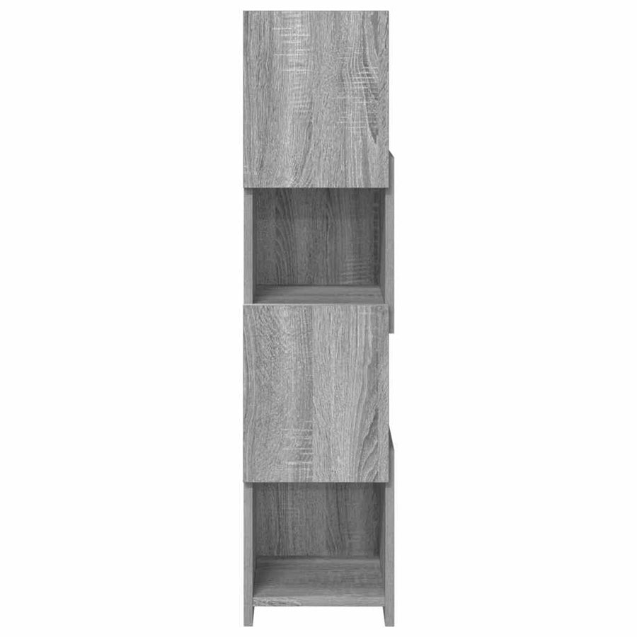 Hoekkast Wit 25,5x25x102cm Bewerkt hout