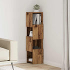 Corner Cabinet Old wood 25.5x25x102cm Treated wood