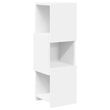 Hoekkast Wit 25,5x25x80cm Bewerkt hout