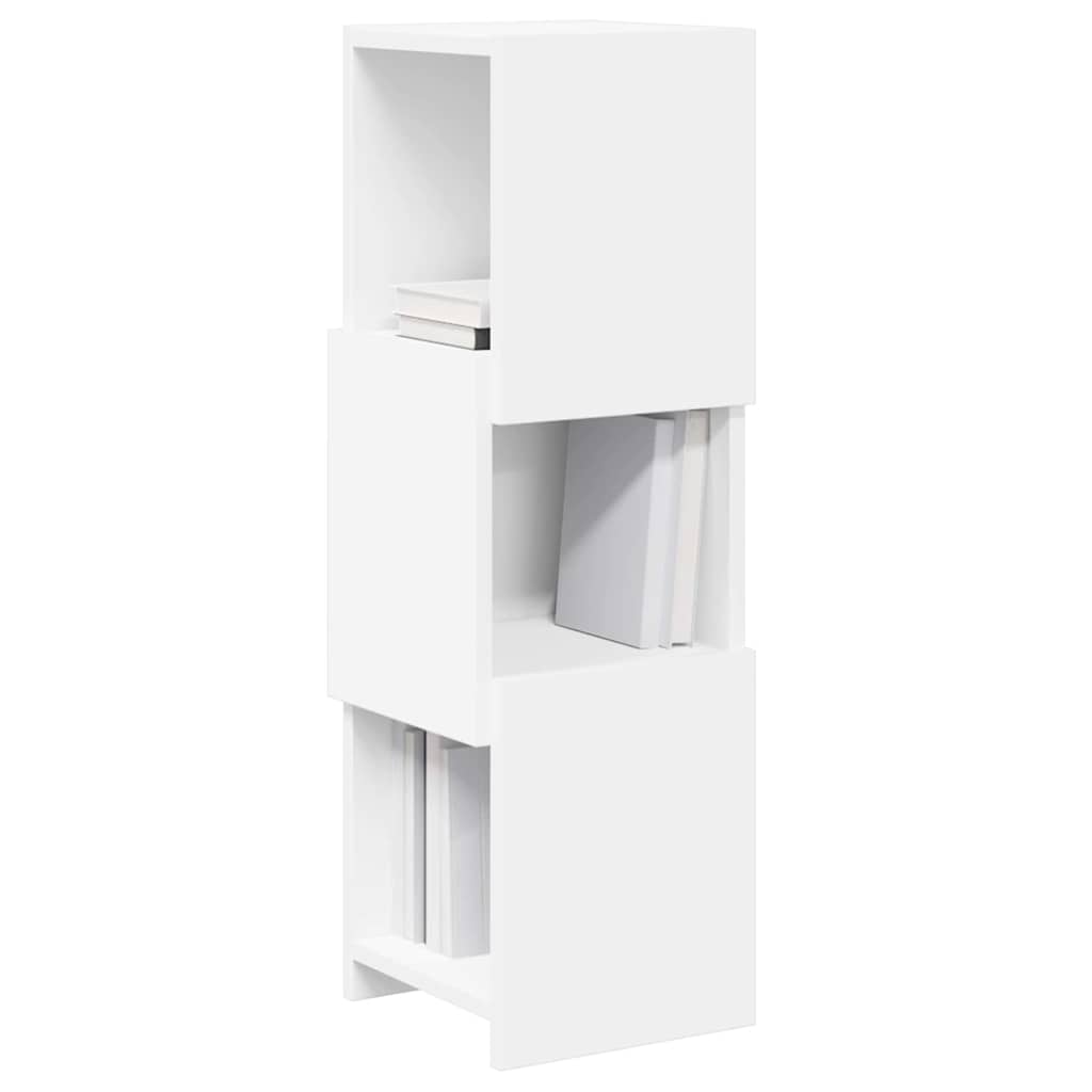 Hoekkast Wit 25,5x25x80cm Bewerkt hout