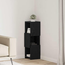 Hoekkast Wit 25,5x25x80cm Bewerkt hout