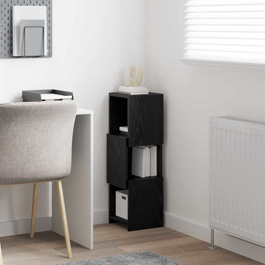 Hoekkast Wit 25,5x25x80cm Bewerkt hout