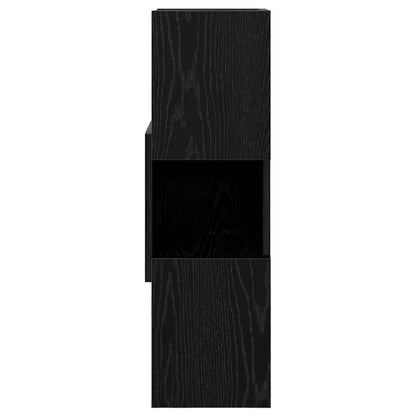 Hoekkast Wit 25,5x25x80cm Bewerkt hout