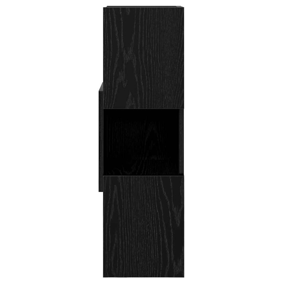 Hoekkast Wit 25,5x25x80cm Bewerkt hout