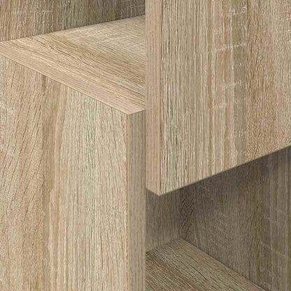 Hoekkast Wit 25,5x25x80cm Bewerkt hout
