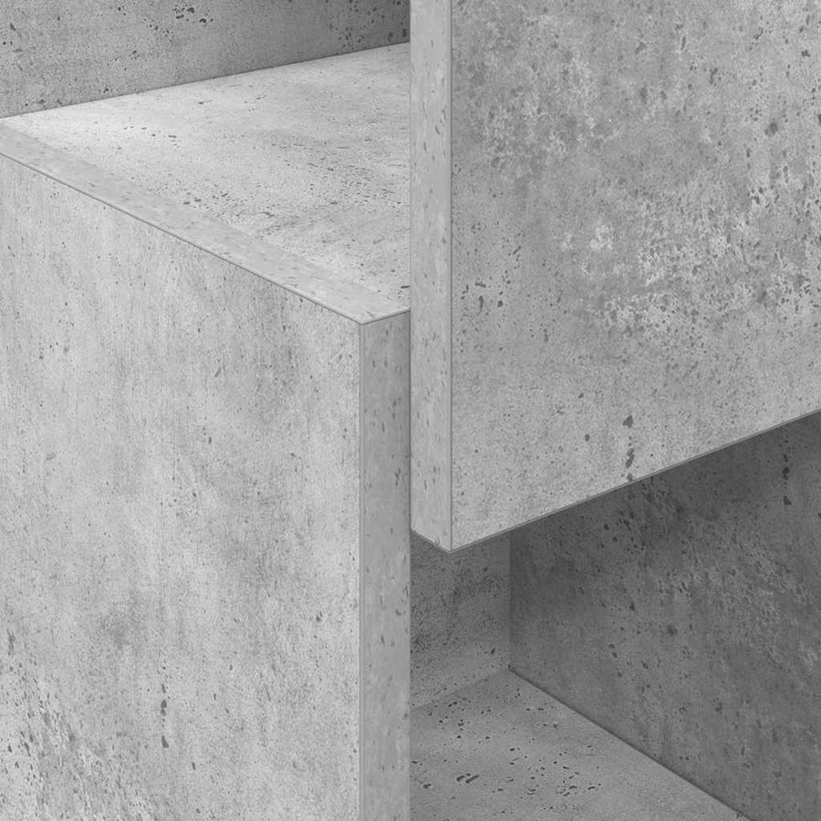 Hoekkast Wit 25,5x25x80cm Bewerkt hout