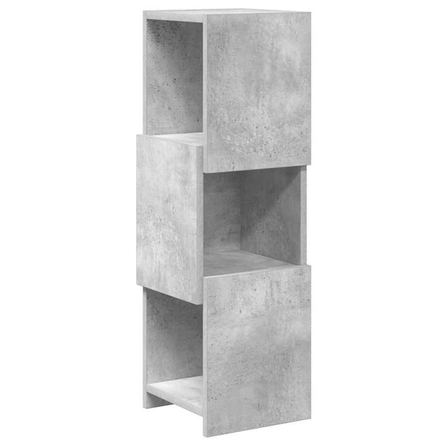 Hoekkast Wit 25,5x25x80cm Bewerkt hout