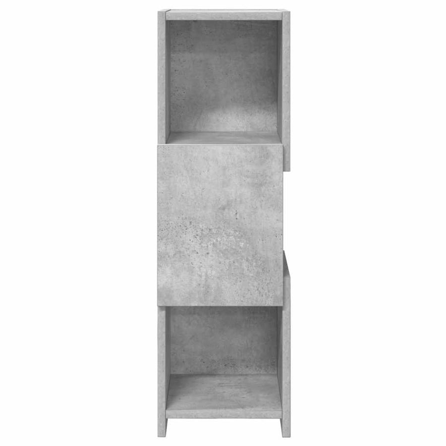 Hoekkast Wit 25,5x25x80cm Bewerkt hout