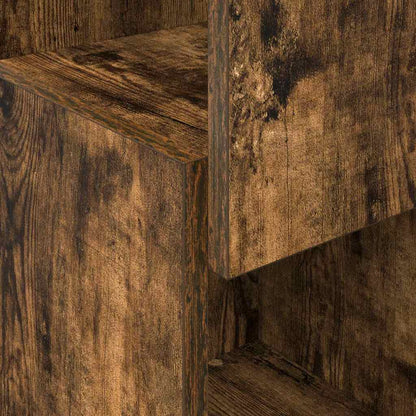 Hoekkast Wit 25,5x25x80cm Bewerkt hout