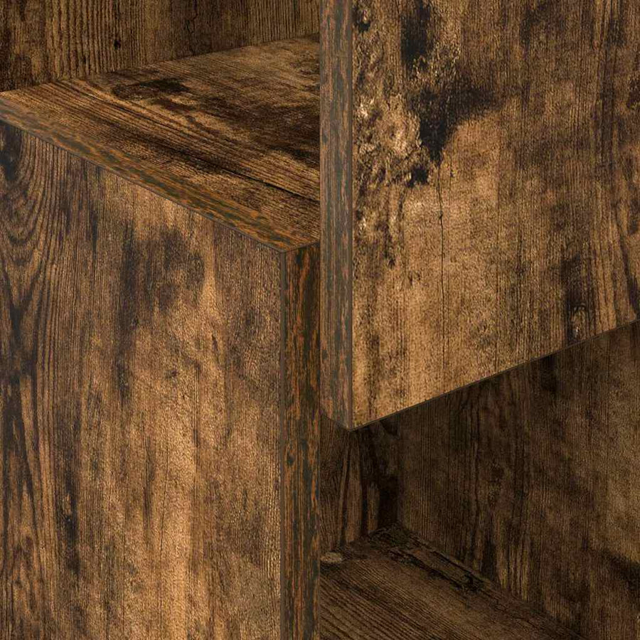 Hoekkast Wit 25,5x25x80cm Bewerkt hout