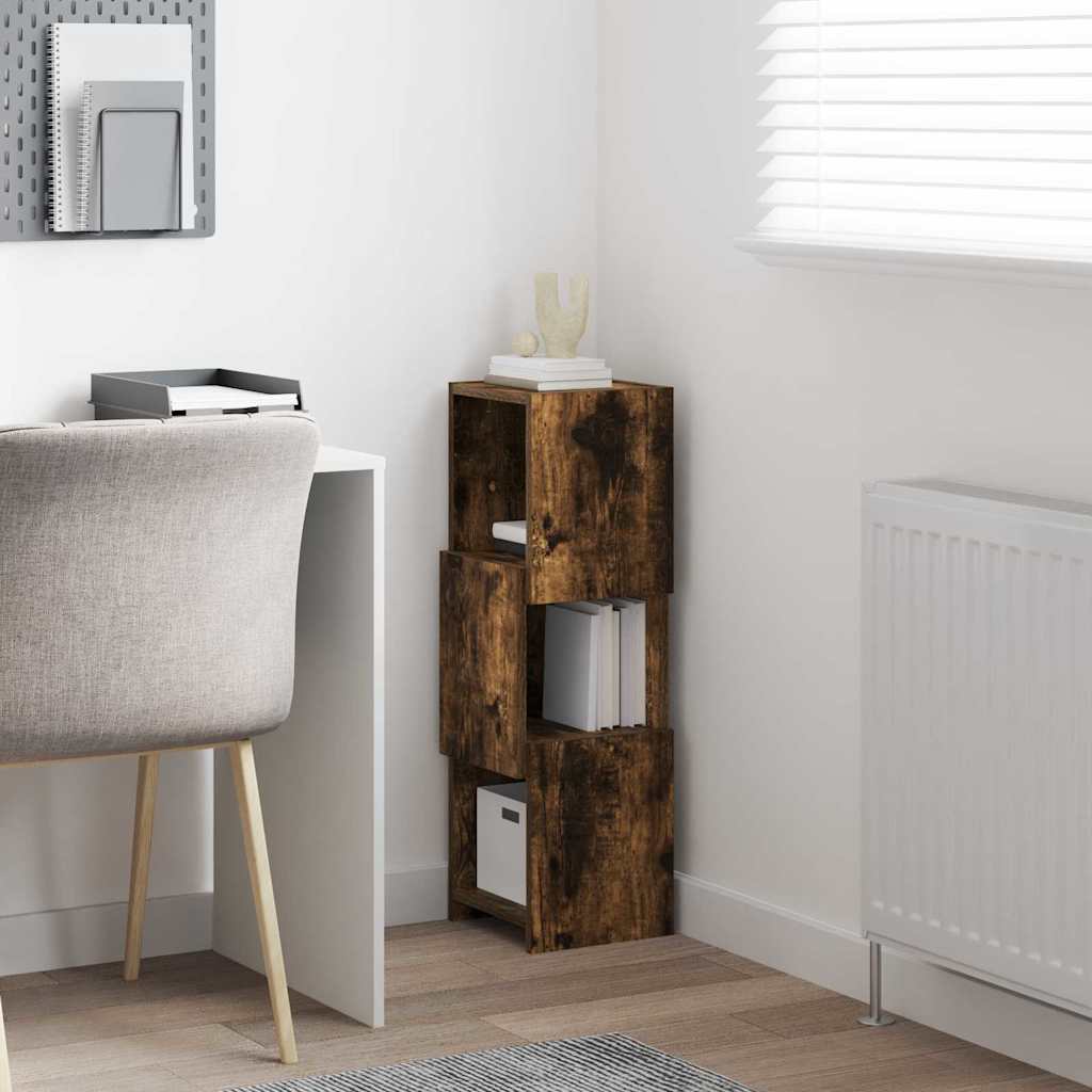 Hoekkast Wit 25,5x25x80cm Bewerkt hout